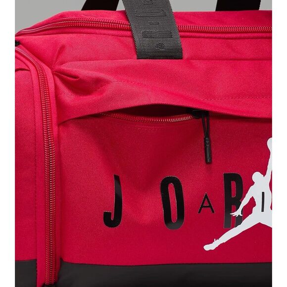 Nike Air Jordan Velocity Duffel Duffle Bag Backpack Red MM0920-R78 62.5L NWT - Picture 7 of 13